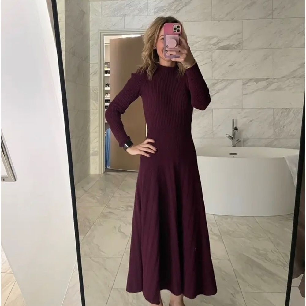 Pamela Love 
Maroon Sweater Dress in size XL EUC